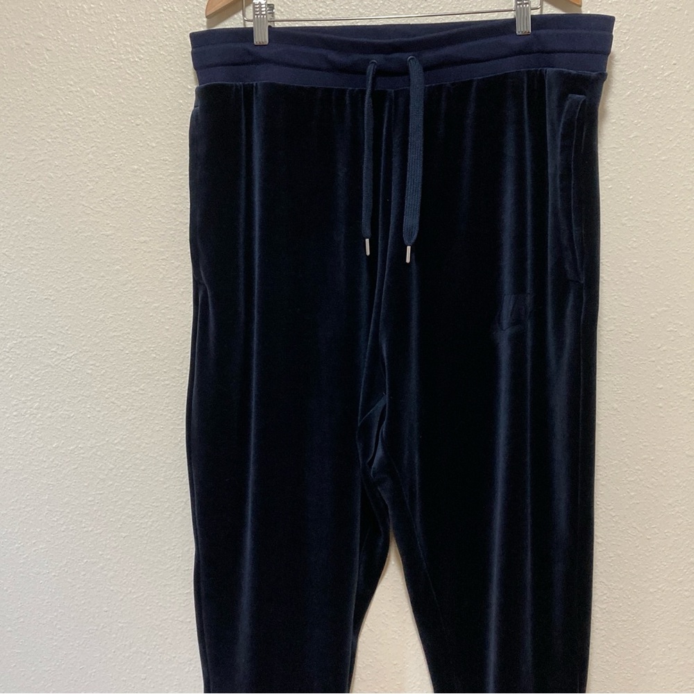 Nike Mens Joogers Sweatpants Casual Stretch Velvet Blue Sz XXL - Picture 4 of 15